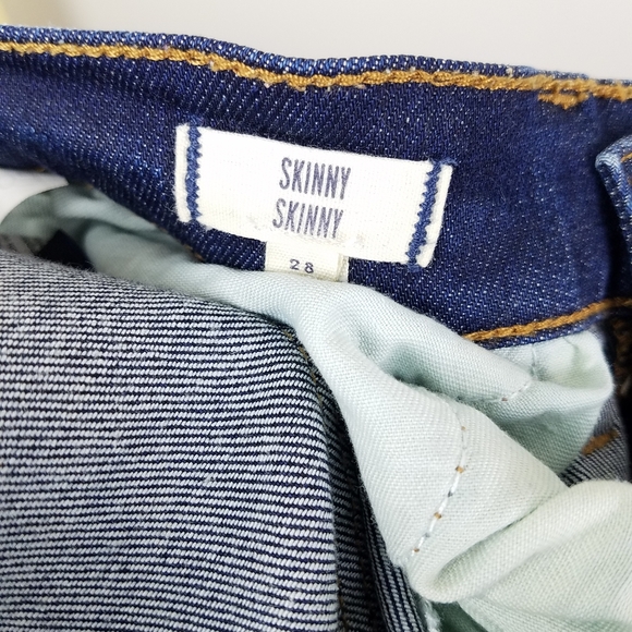 Madewell Atlantic Wash Skinny Skinny Jeans size 28 - Picture 3 of 10